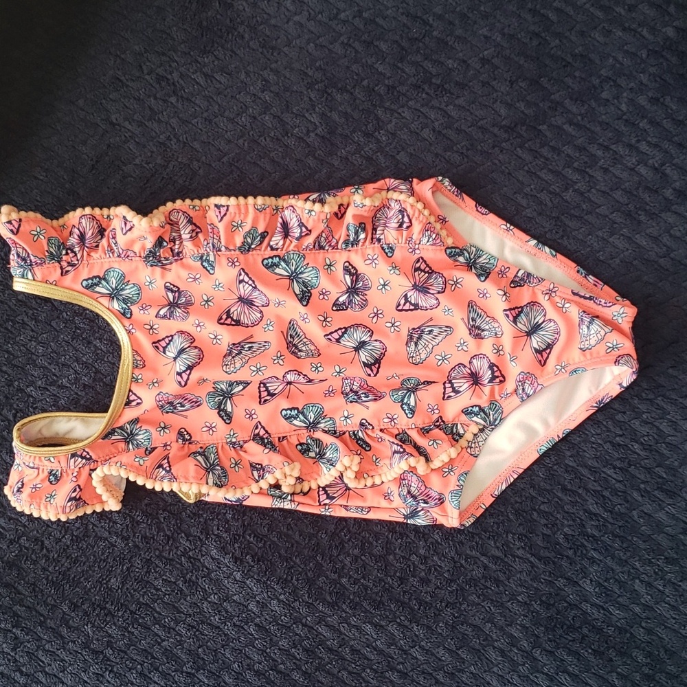 TODDLER Girls Nicole Miller New York Swim Suit Size 4